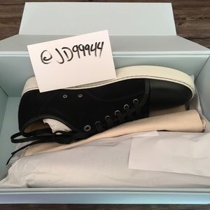Lanvin Men’s Suede/Calfskin Sneakers